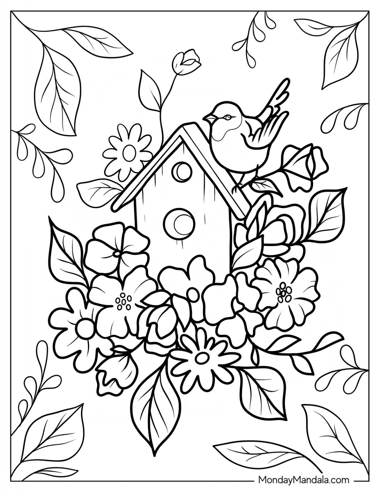 36 Spring Coloring Pages Free PDF Printables  36 Spring Coloring Pages Free PDF Printables