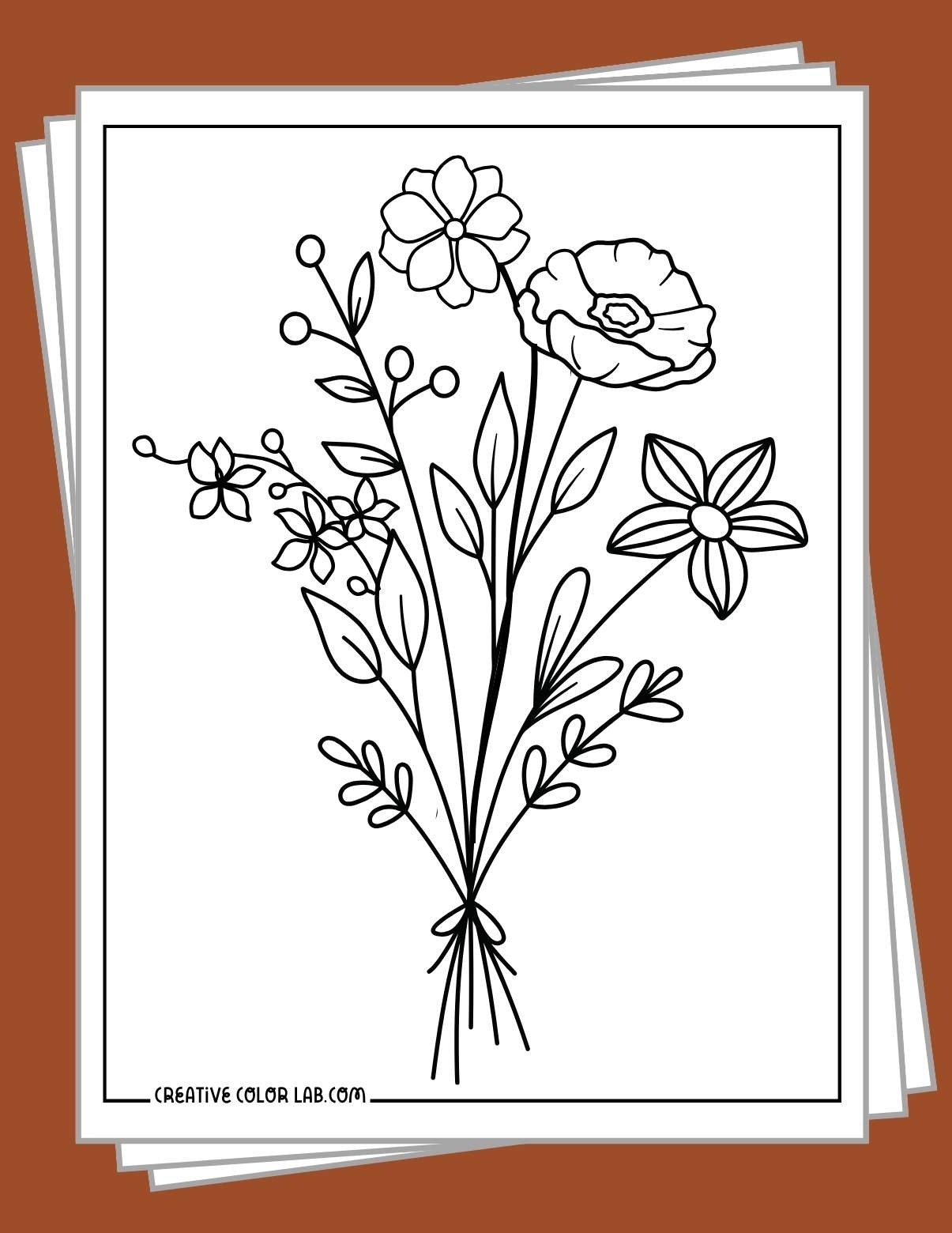 free printable flower coloring pages free printable flower coloring pages