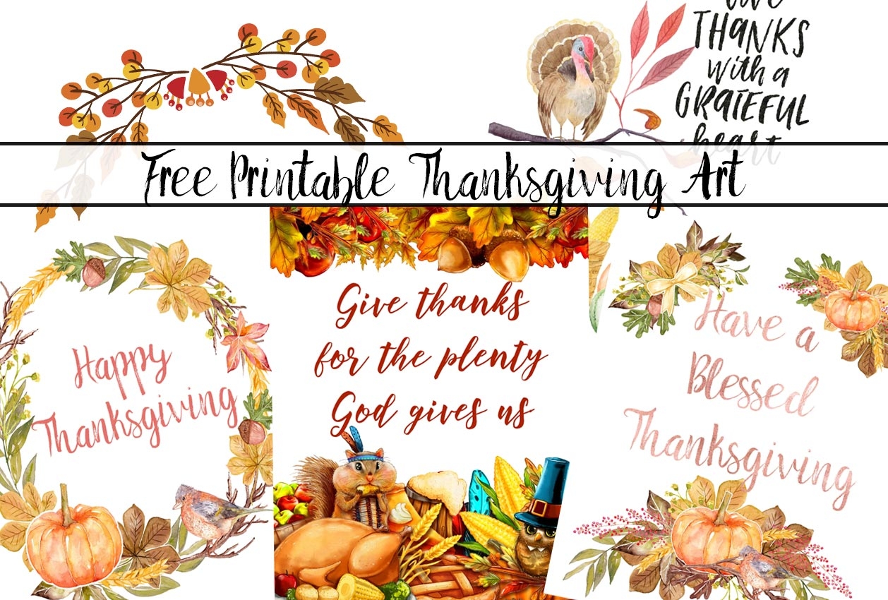 free thanksgiving printable free thanksgiving printable