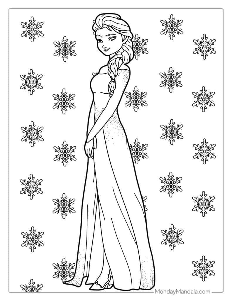 40 Elsa Coloring Pages Free PDF Printables  40 Elsa Coloring Pages Free PDF Printables