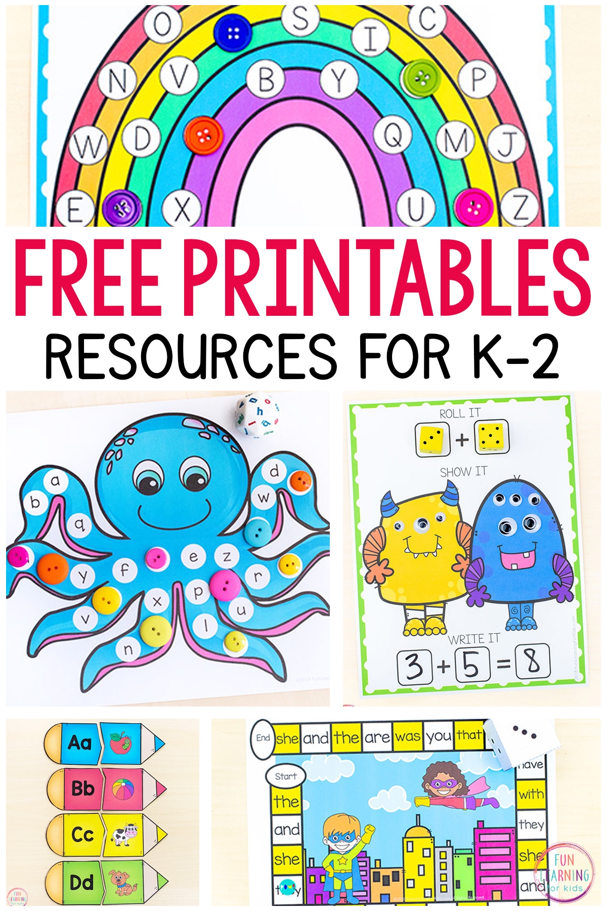 400 Free Printables And Activities For Kids 400 Free Printables And Activities For Kids