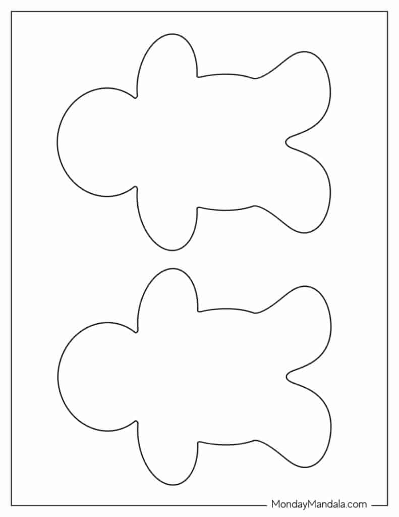 48 Gingerbread Man Templates Free PDF Printables 