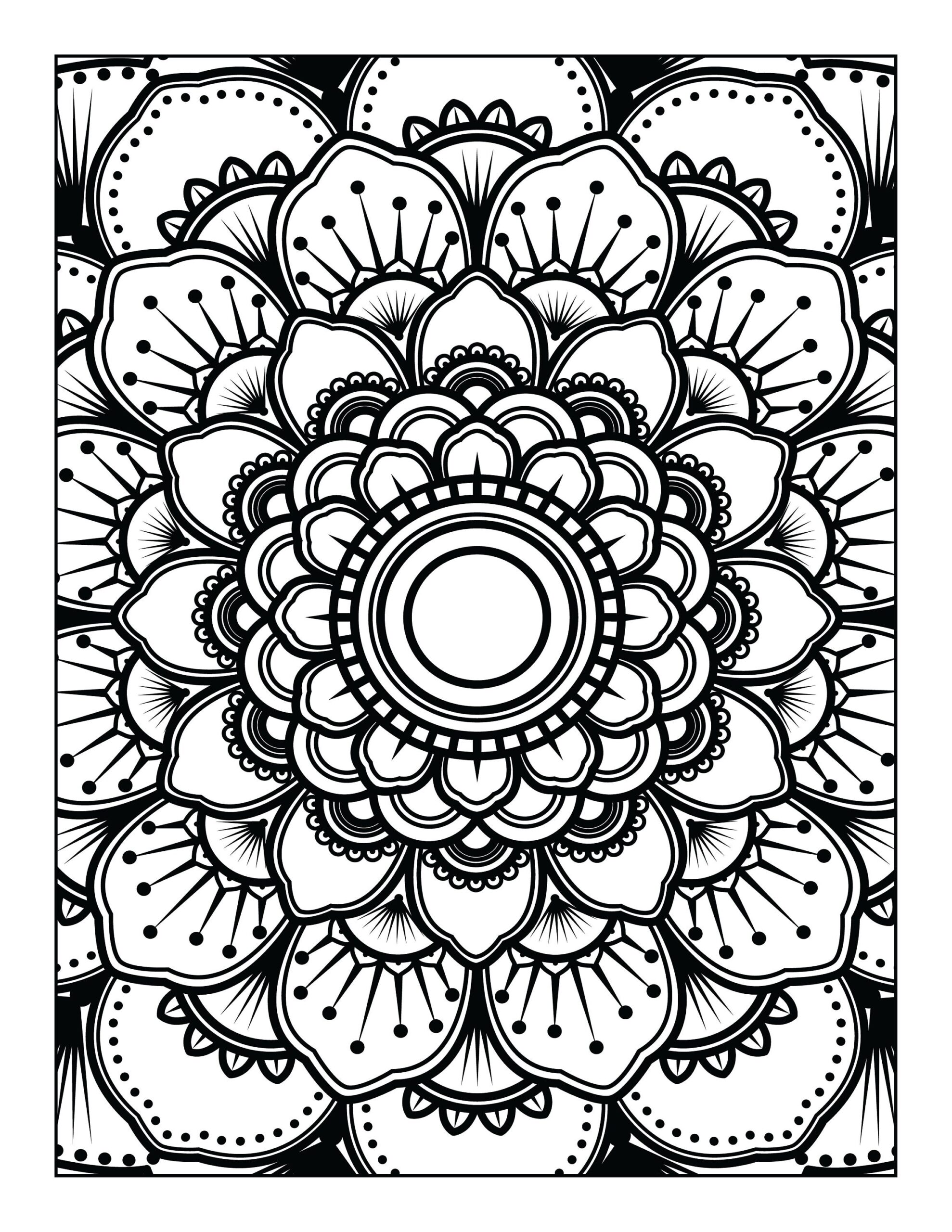 5 Printable Mandala adult Coloring Pages Floral Easy Coloring Book Mandalas Etsy 5 Printable Mandala adult Coloring Pages Floral Easy Coloring Book Mandalas Etsy