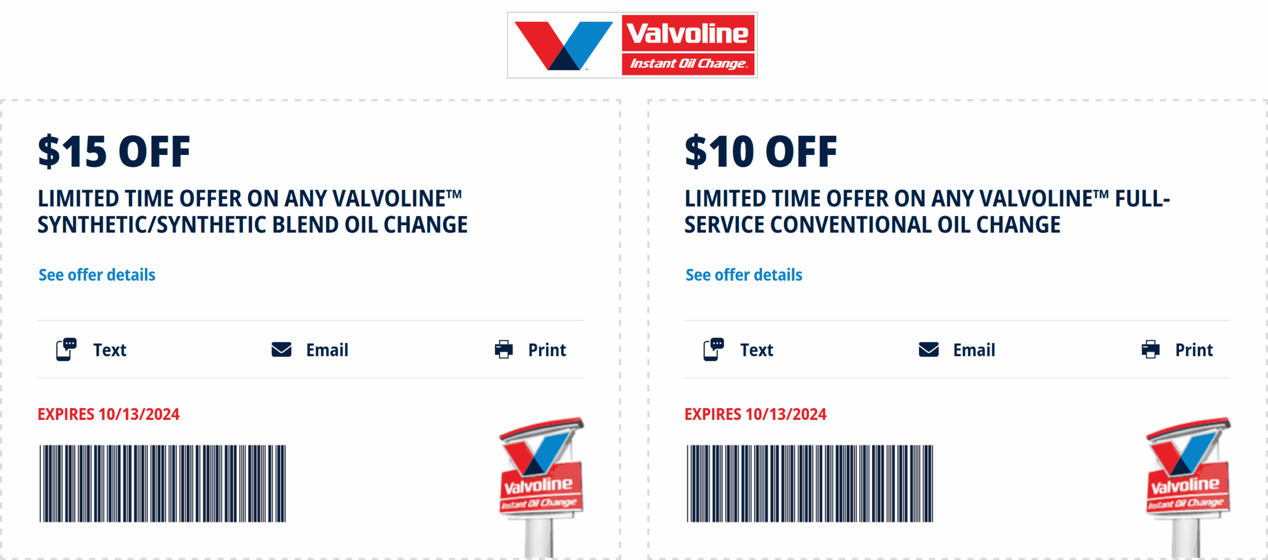 50 Off Full Service Conventional Or 25 Off Synthetic Oil Change At Valvoline Valvoline September 2025 Coupons Promo Codes Deals  50 Off Full Service Conventional Or 25 Off Synthetic Oil Change At Valvoline Valvoline September 2025 Coupons Promo Codes Deals