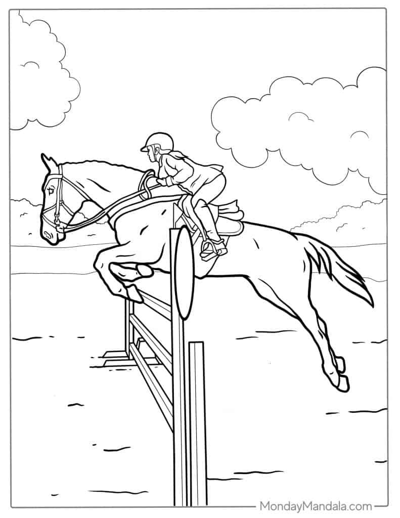 coloring pages horses printable coloring pages horses printable
