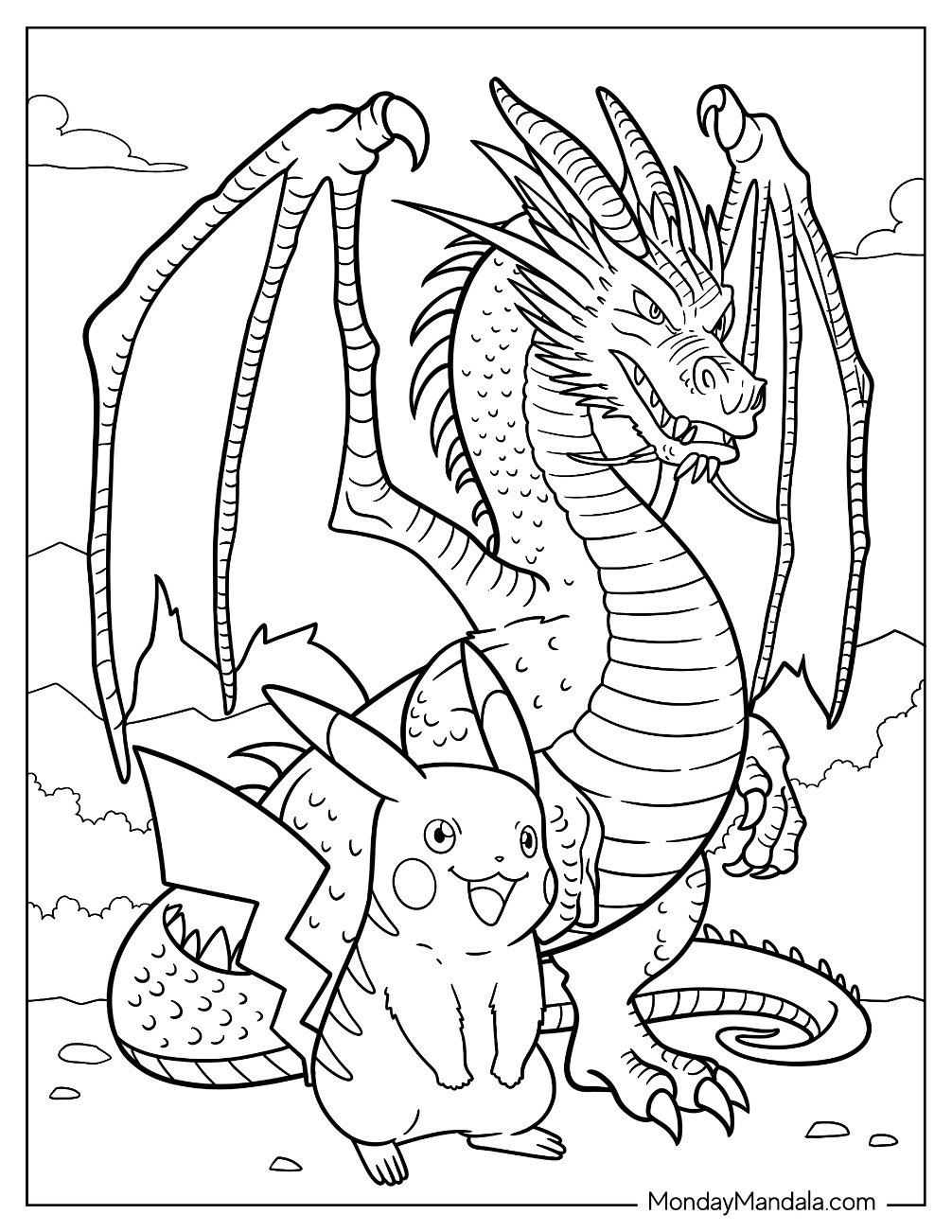 52 Dragon Coloring Pages Free PDF Printables  52 Dragon Coloring Pages Free PDF Printables