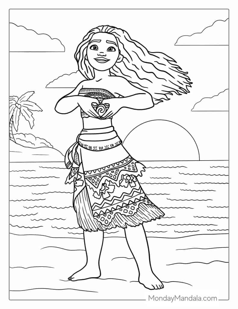 52 Moana Coloring Pages Free PDF Printables  52 Moana Coloring Pages Free PDF Printables