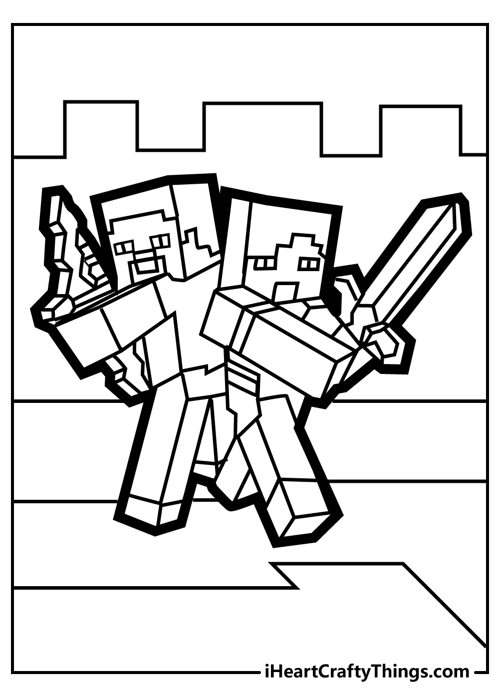 55 Minecraft Coloring Pages For Kids 100 Free Printables 