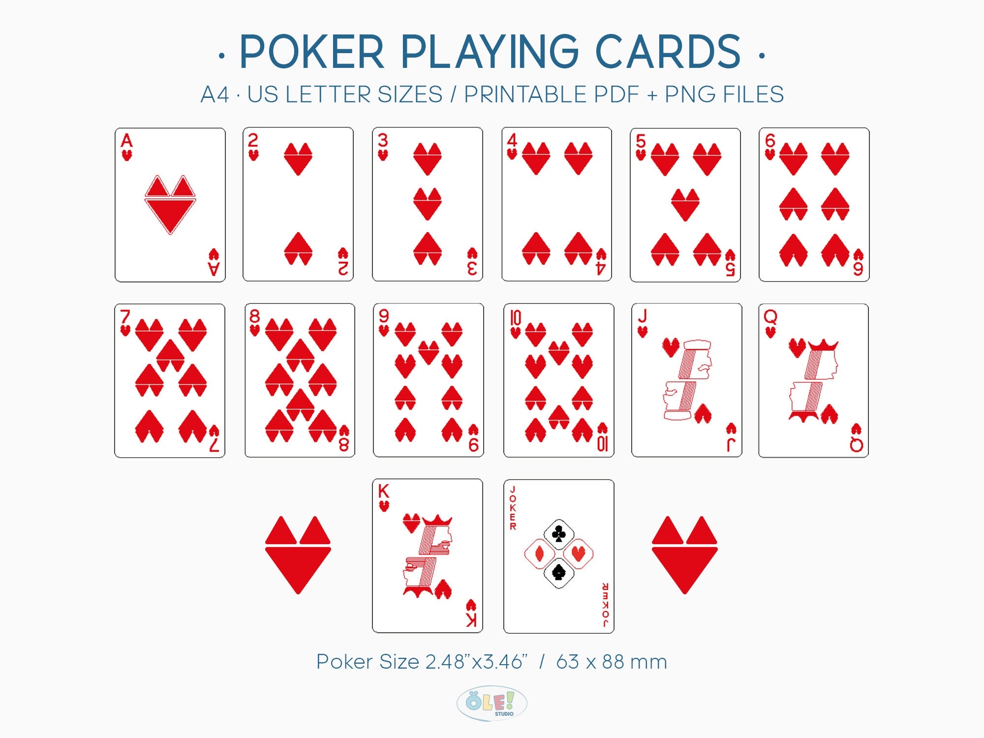 56 Poker Playing Cards Printable PDF PNG Card Game A4 US Letter Size Etsy 56 Poker Playing Cards Printable PDF PNG Card Game A4 US Letter Size Etsy