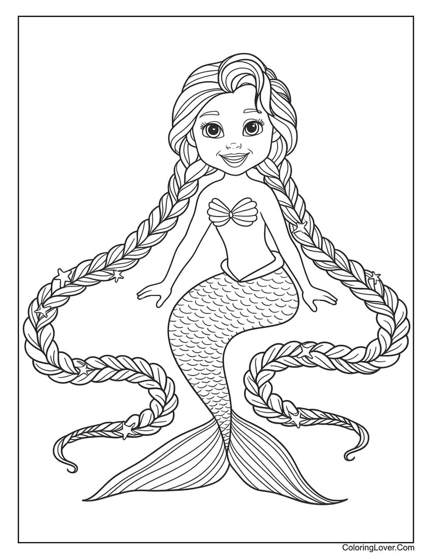 printable mermaid coloring pages printable mermaid coloring pages
