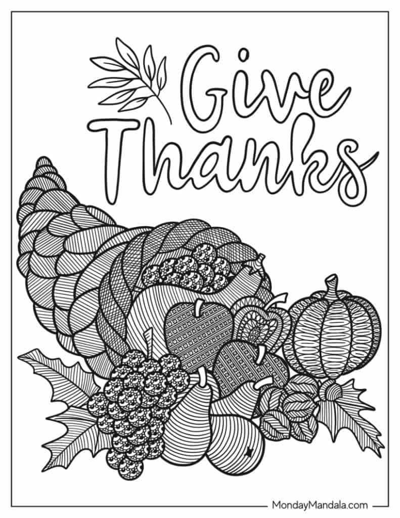 67 Thanksgiving Coloring Pages Free PDF Printables  67 Thanksgiving Coloring Pages Free PDF Printables
