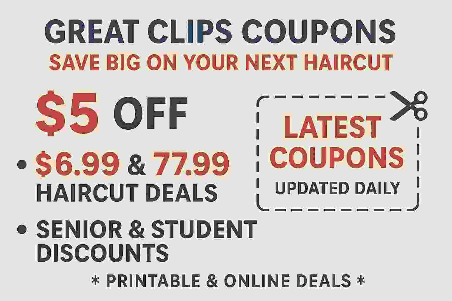 printable great clips coupons $5 off