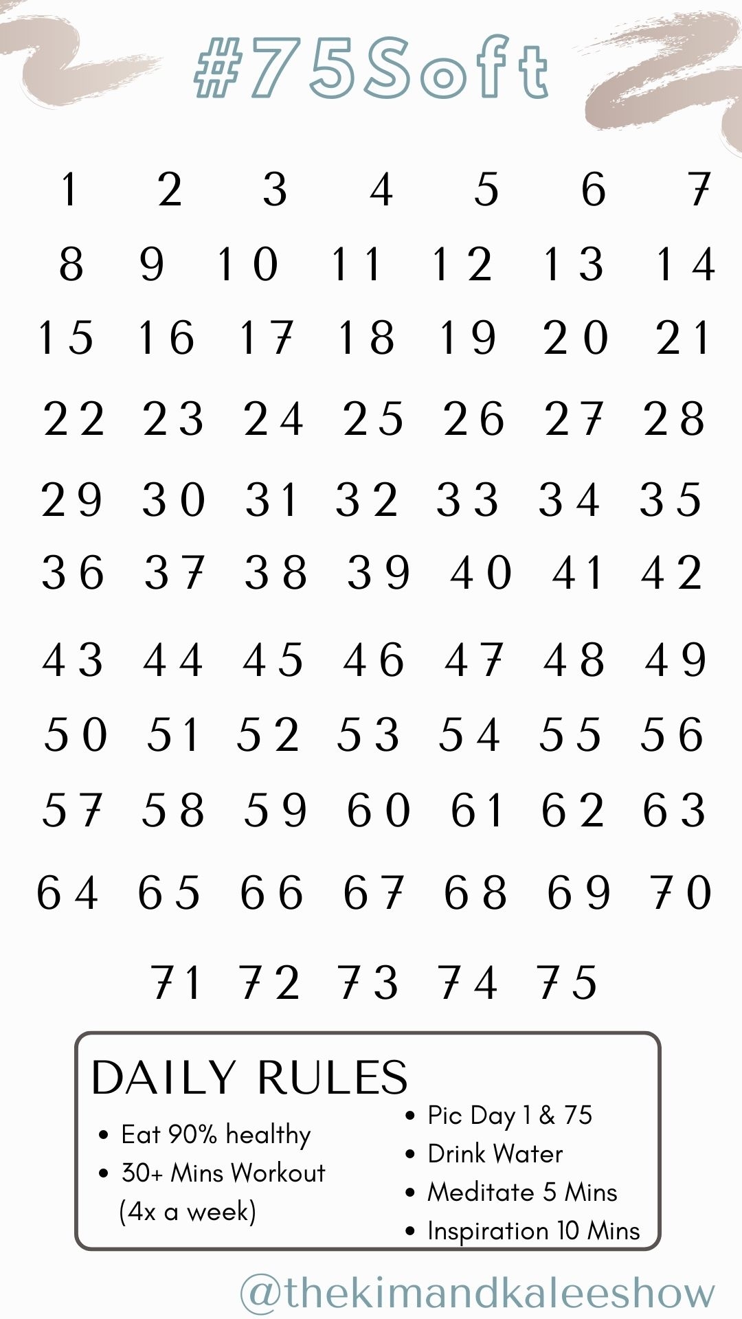 75 Soft Challenge The Rules Printables Meal Plan 75 Soft Challenge The Rules Printables Meal Plan