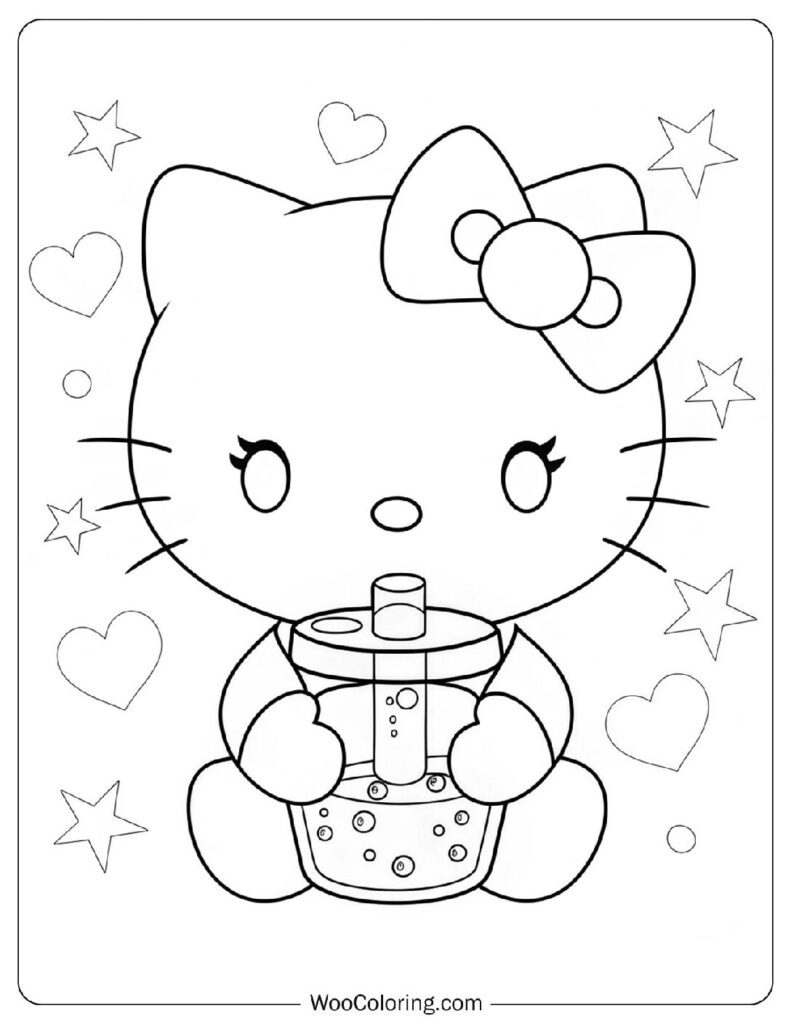 hello kitty colouring pages printable hello kitty colouring pages printable