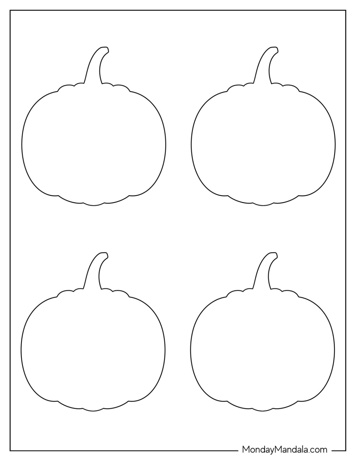 printable pumpkin template printable pumpkin template
