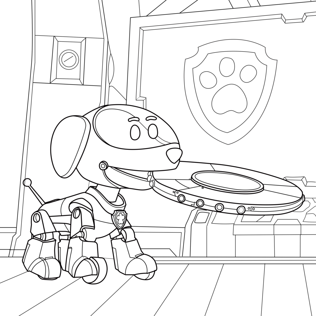 coloring pages paw patrol printable