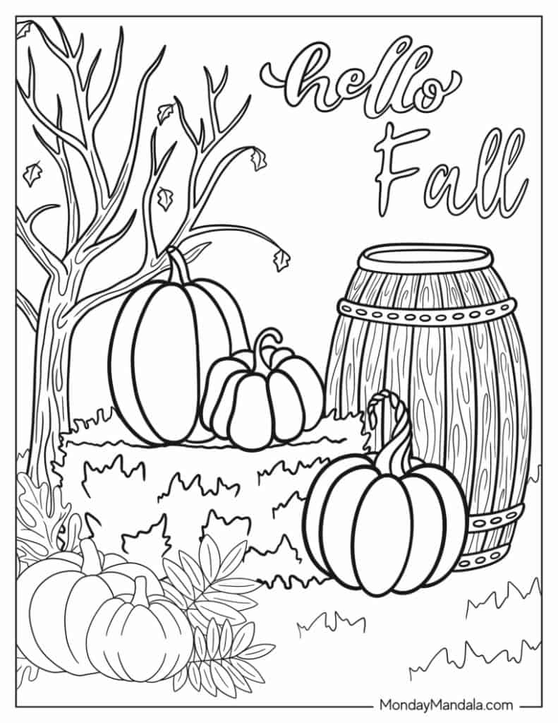 82 Autumn Fall Coloring Pages Free PDF Printables  82 Autumn Fall Coloring Pages Free PDF Printables