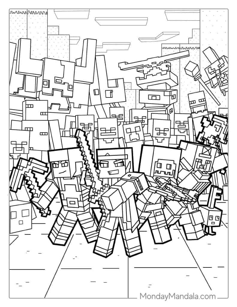 88 Minecraft Coloring Pages Free PDF Printables  88 Minecraft Coloring Pages Free PDF Printables