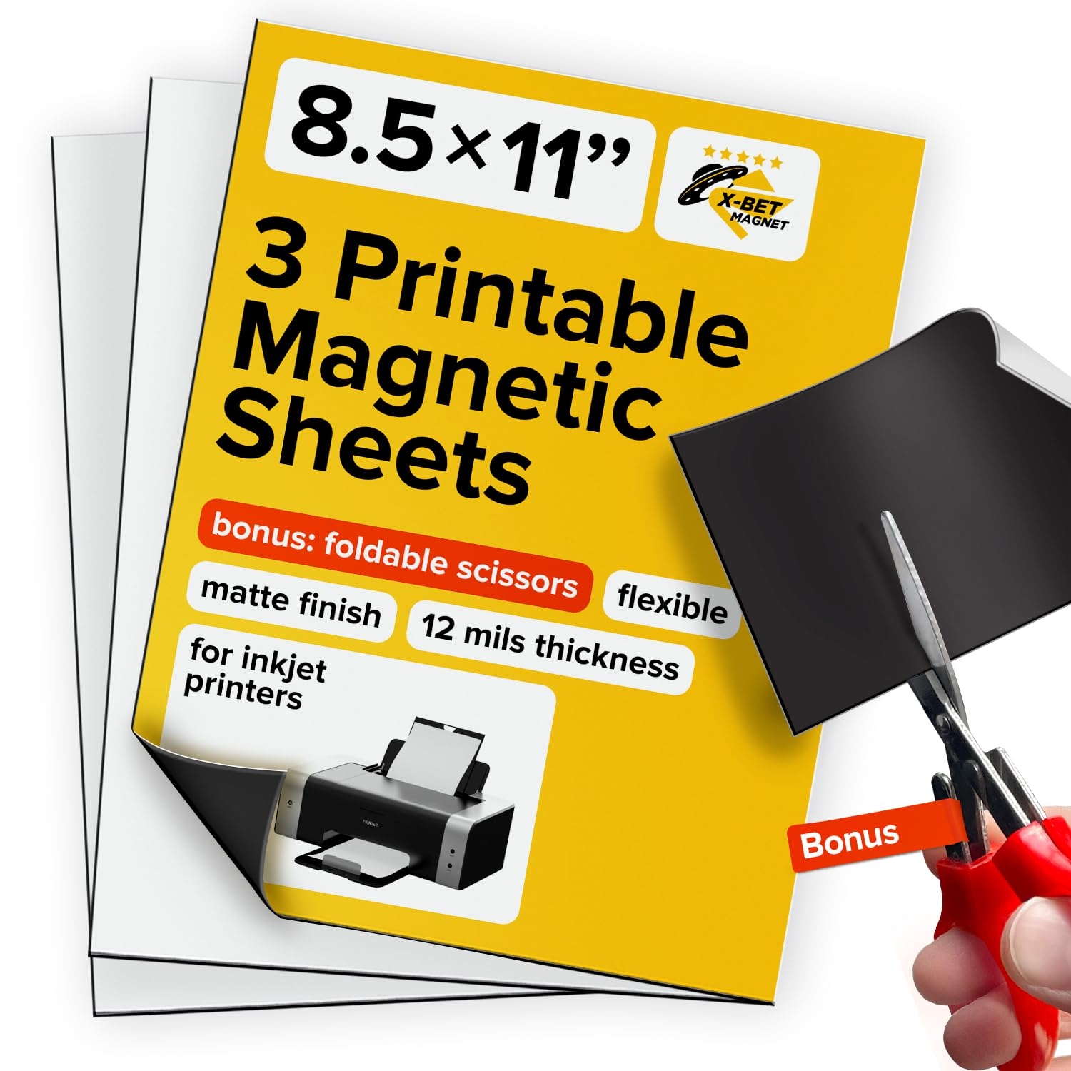 Amazon X bet MAGNET Inkjet Optimized Printable Magnetic Sheets 8 5x11 Magnet Paper For DIY Stickers Decorations Labels Easy To Print Cut Create Your Own Magnets Matte 3pcs Arts Crafts  Amazon X bet MAGNET Inkjet Optimized Printable Magnetic Sheets 8 5x11 Magnet Paper For DIY Stickers Decorations Labels Easy To Print Cut Create Your Own Magnets Matte 3pcs Arts Crafts