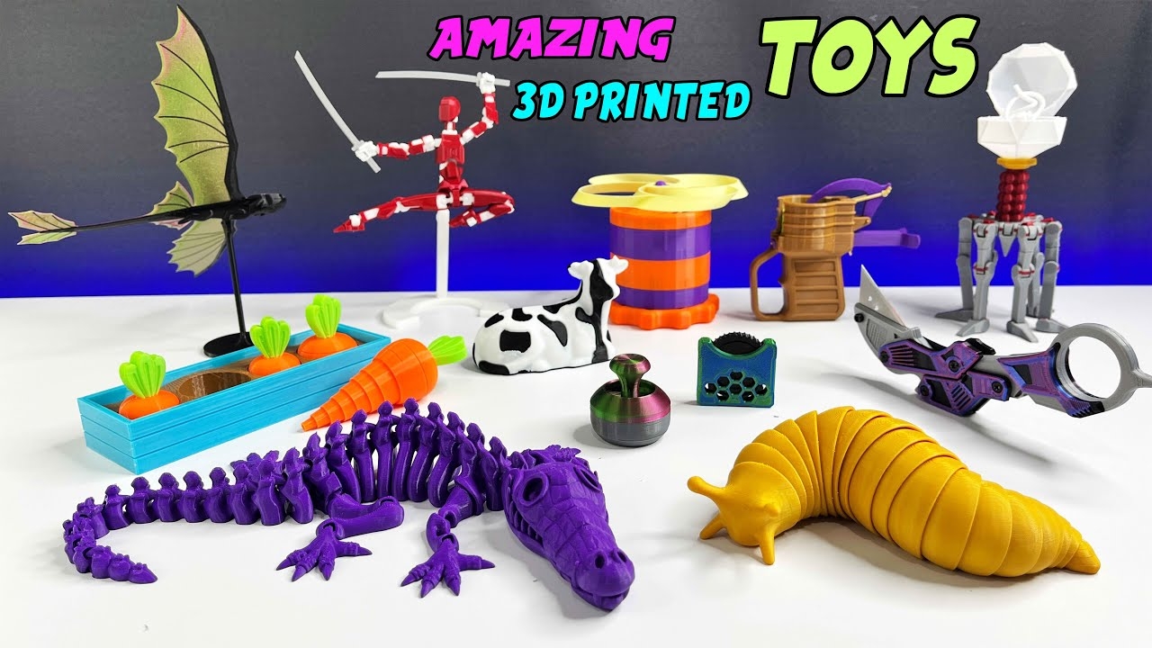 Awesome 3D Printed Toys YouTube Awesome 3D Printed Toys YouTube