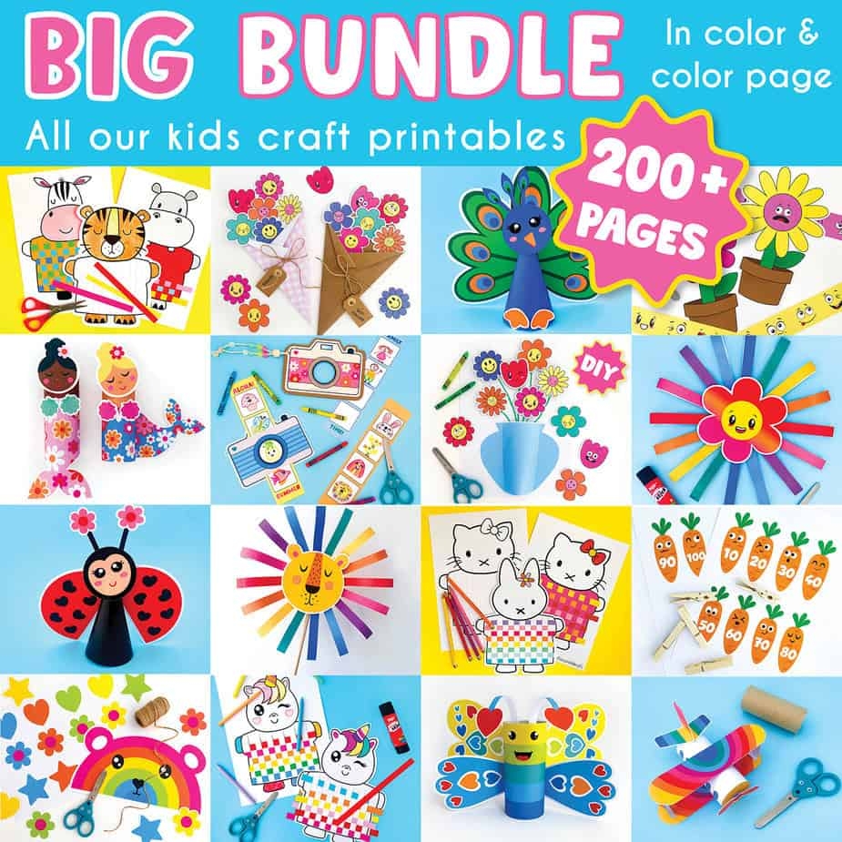 BIG Printable Bundle With All Our Craft Printables Ocean Child Crafts