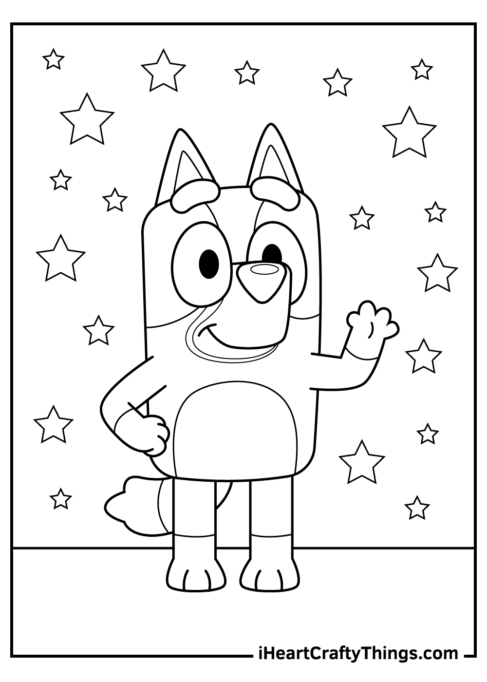 printable bluey coloring pages printable bluey coloring pages