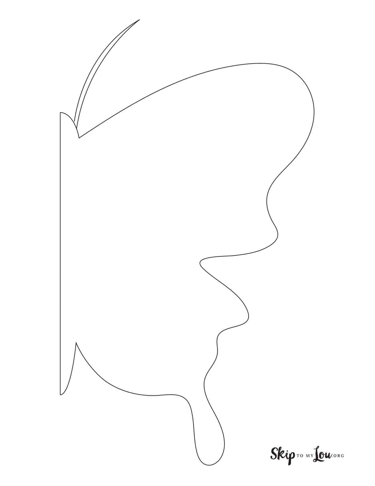 butterfly template printable butterfly template printable