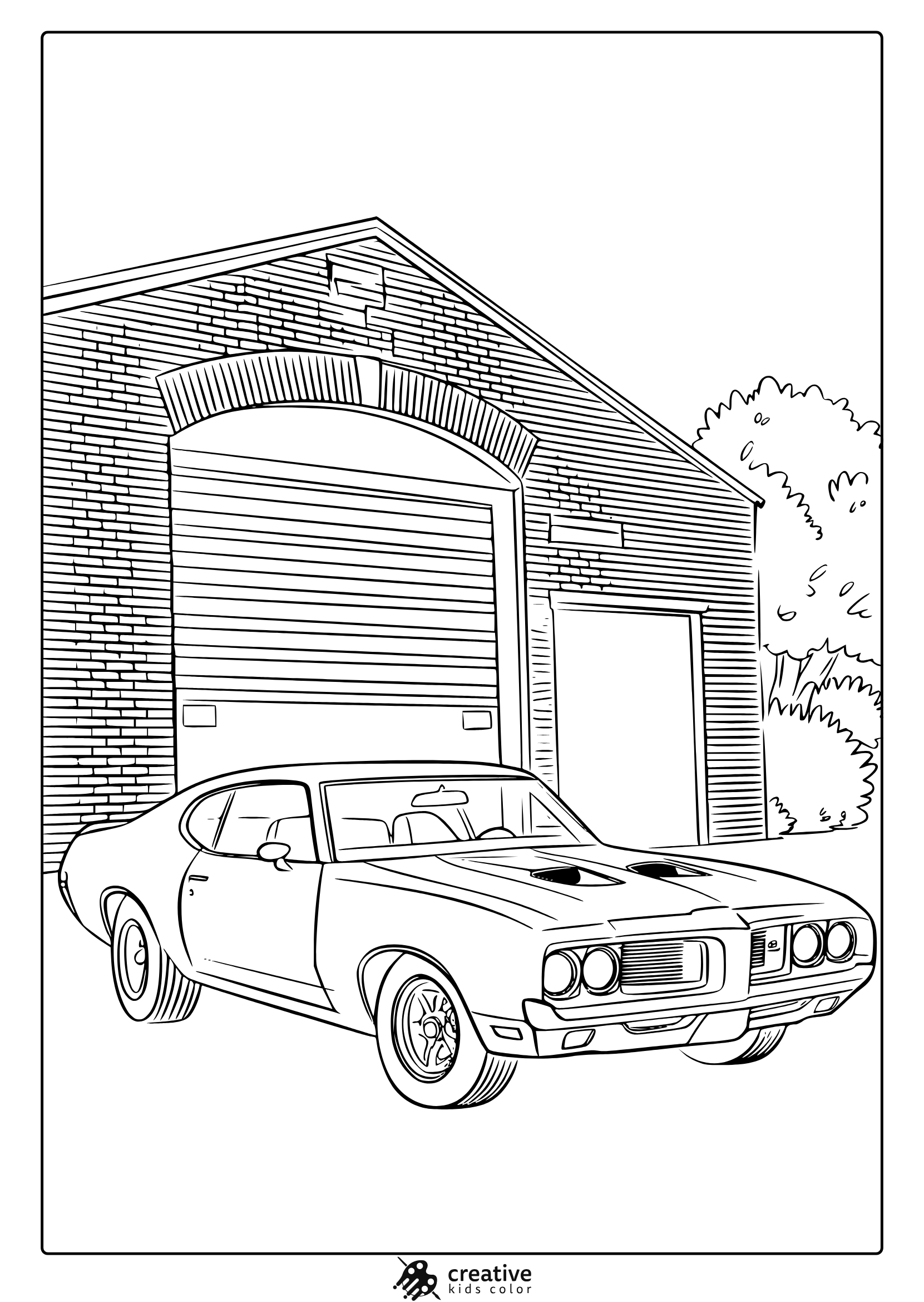 Car Coloring Pages 30 Free Printable PDF  Car Coloring Pages 30 Free Printable PDF