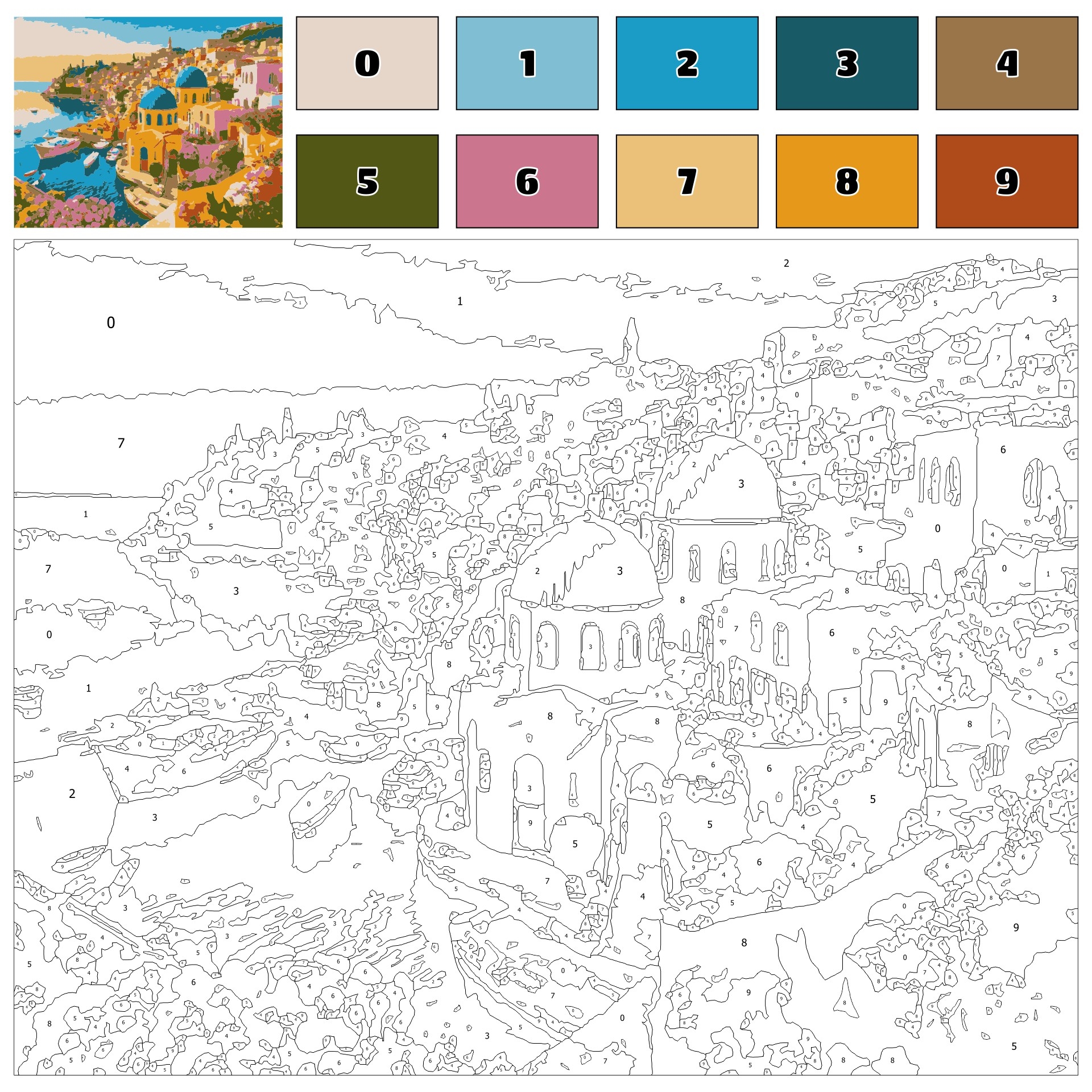 Color By Number Aesthetic Color By Number Aesthetic