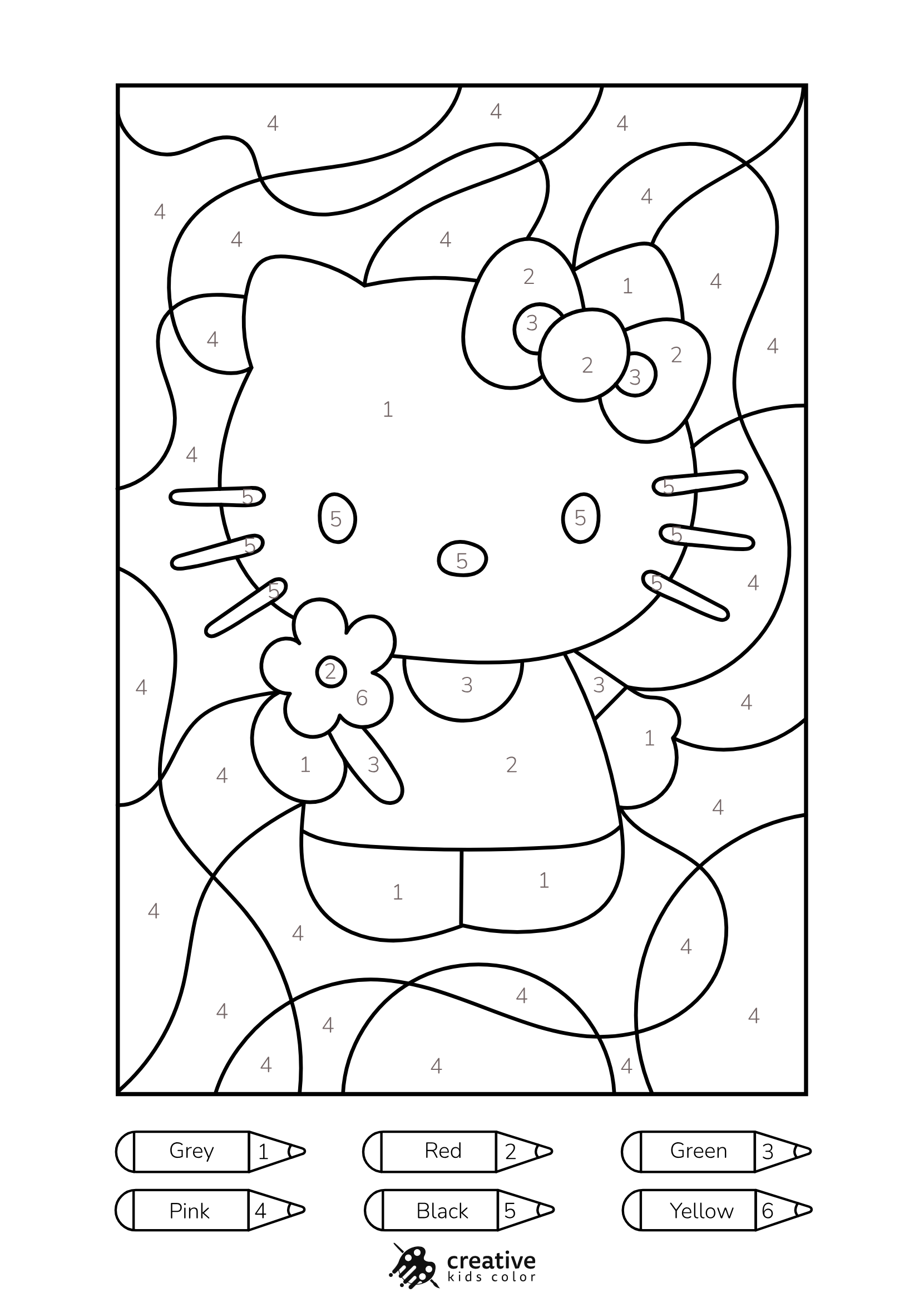 Color By Number Coloring Pages 50 Free Printable PDFs  Color By Number Coloring Pages 50 Free Printable PDFs