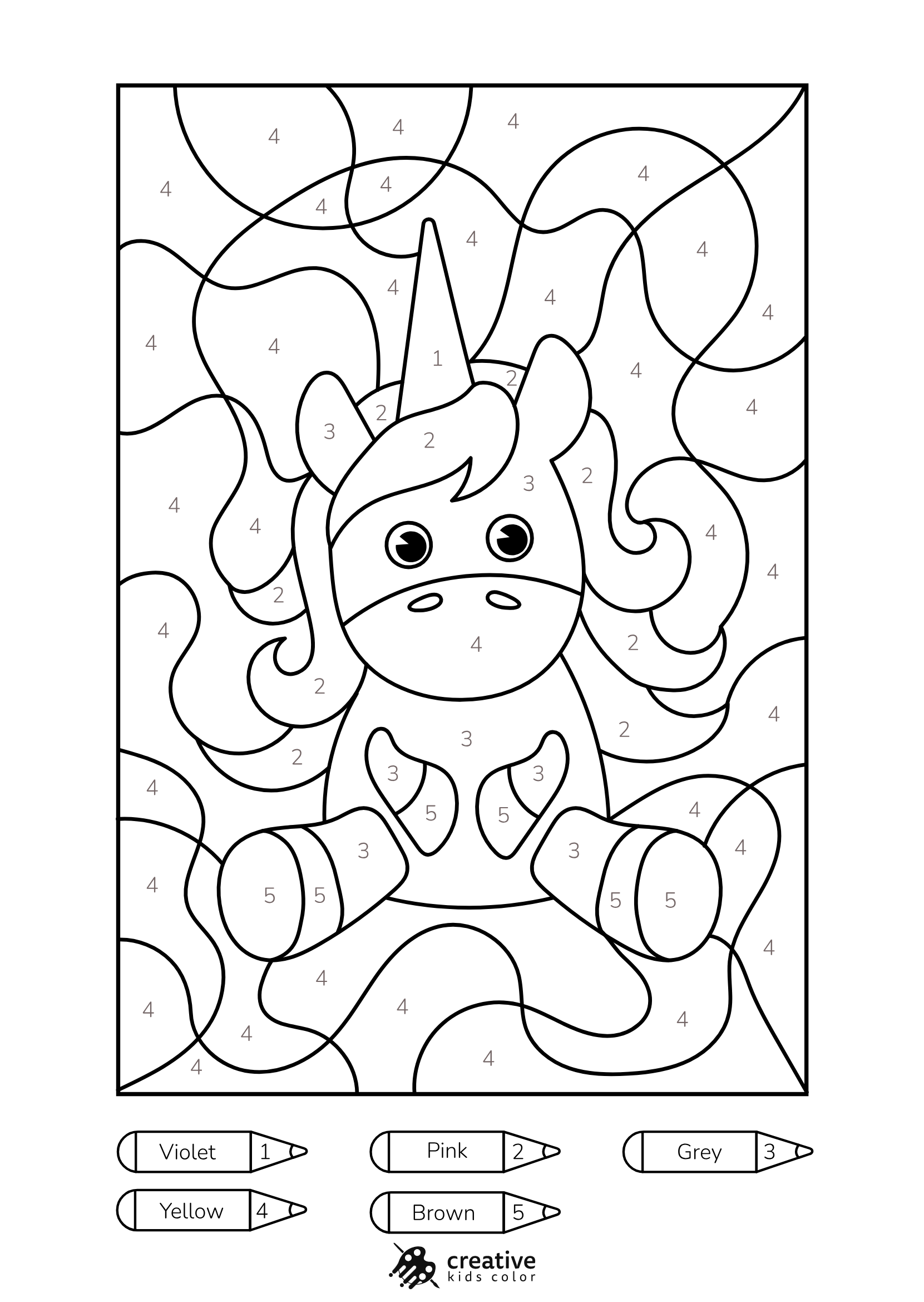 Color By Number Coloring Pages 50 Free Printable PDFs  Color By Number Coloring Pages 50 Free Printable PDFs
