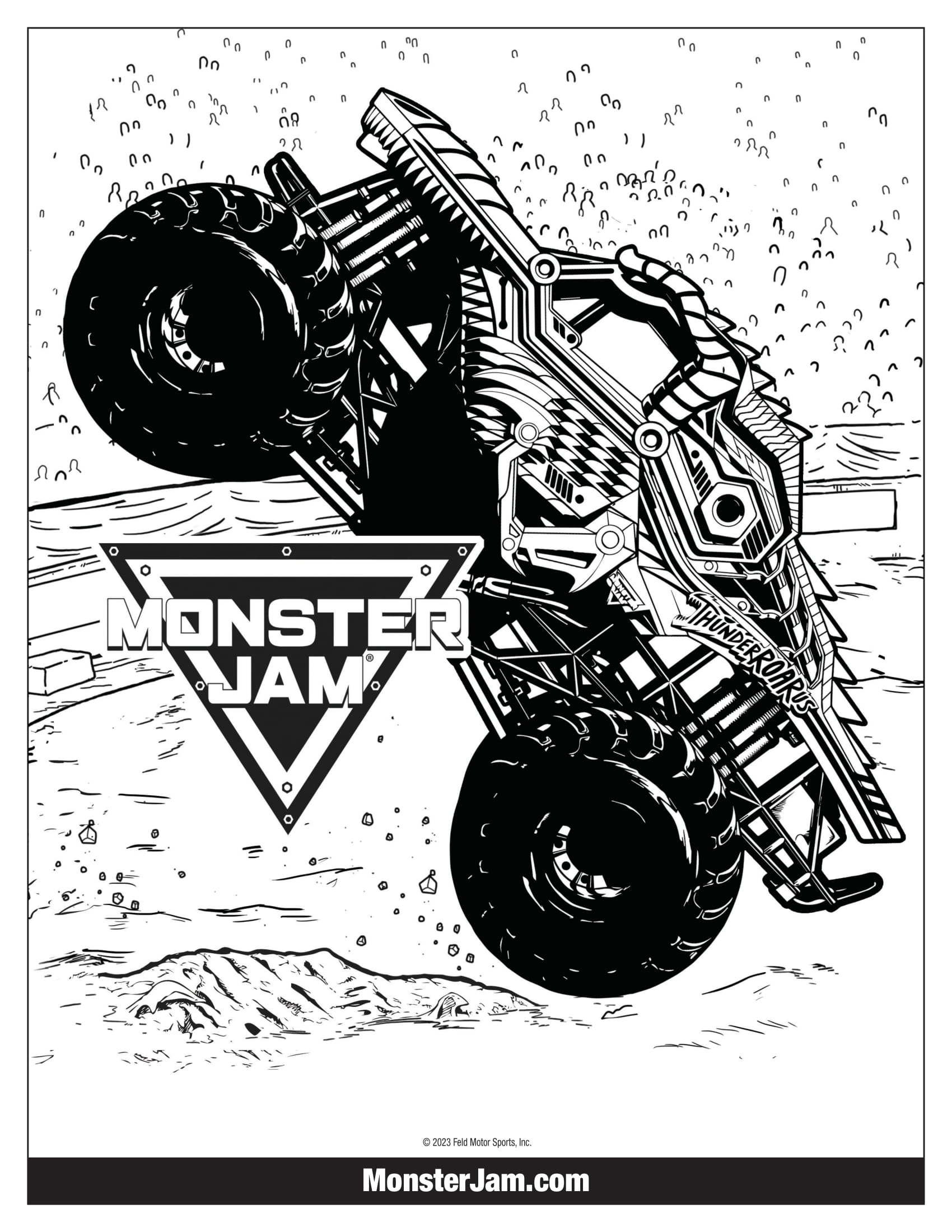 Coloring Sheets Monster Jam  Coloring Sheets Monster Jam