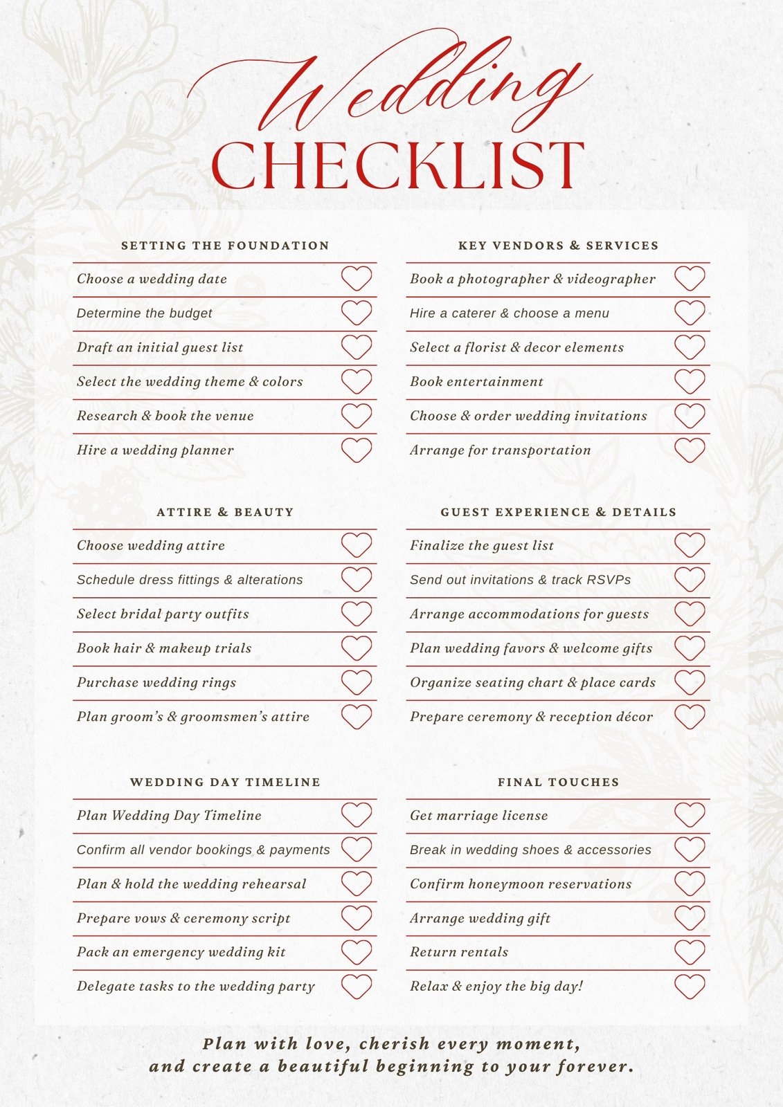 Customize 186 Wedding Checklists Templates Online Canva Customize 186 Wedding Checklists Templates Online Canva