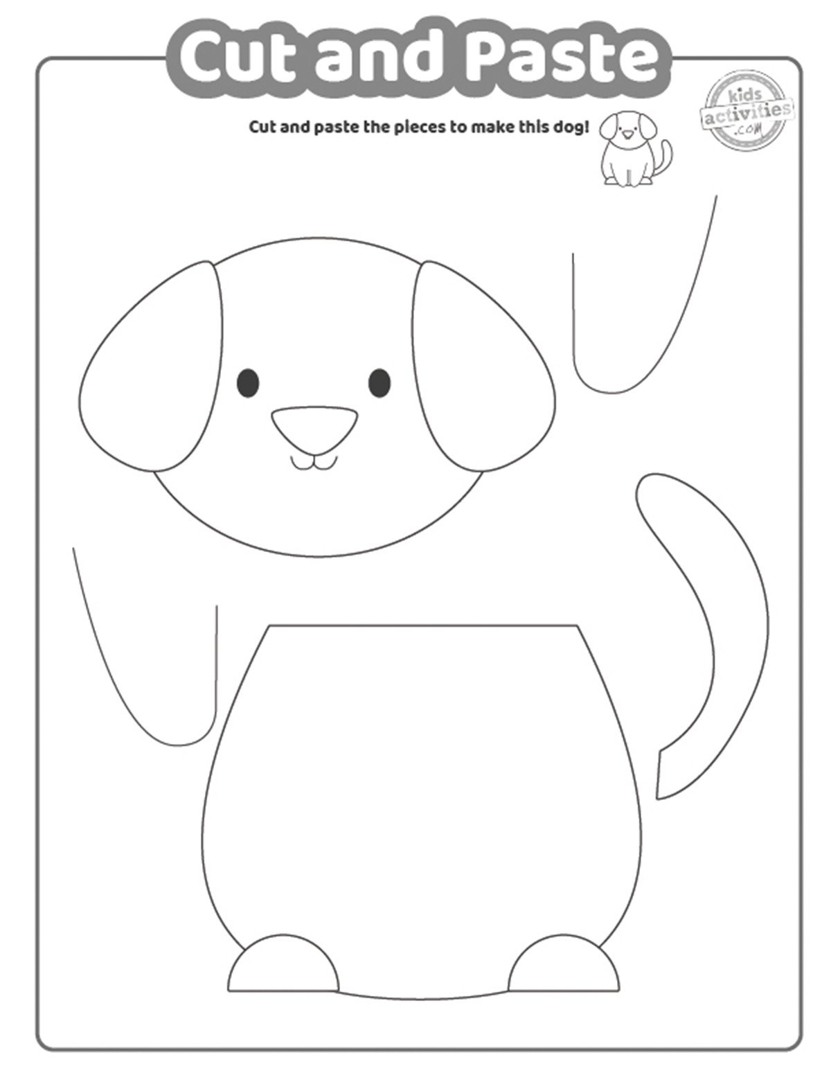 cut and paste printables cut and paste printables