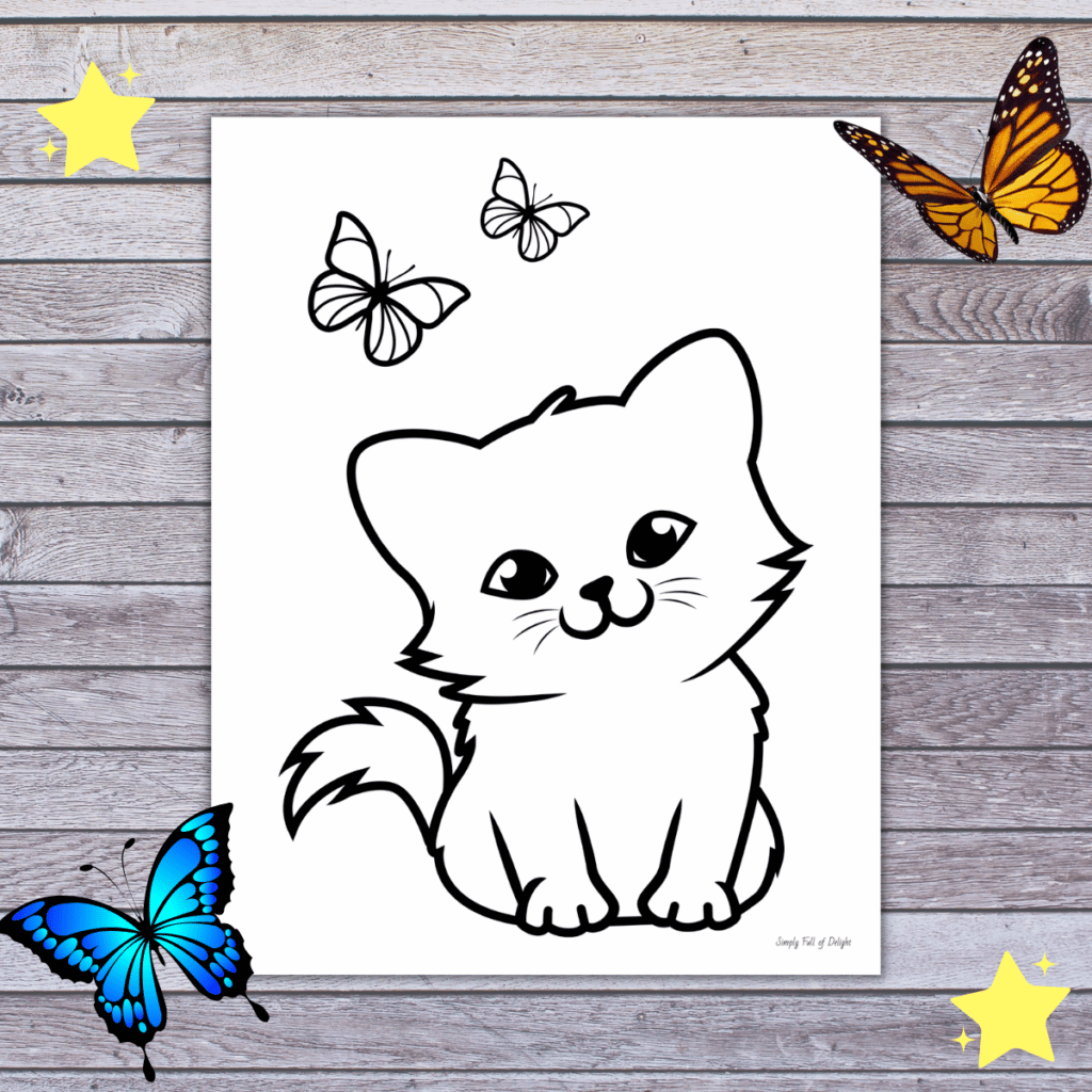 cat printable coloring pages cat printable coloring pages