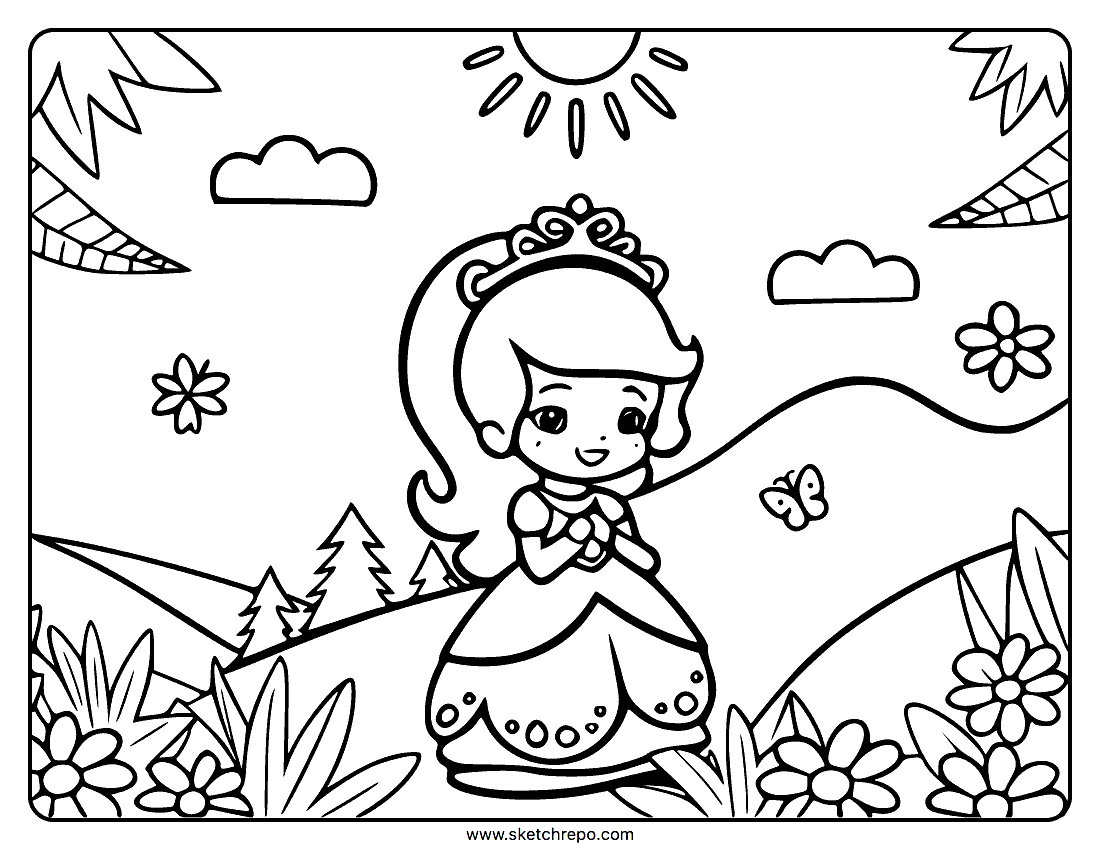 Cute Princess Coloring Pages Sketch Repo Cute Princess Coloring Pages Sketch Repo