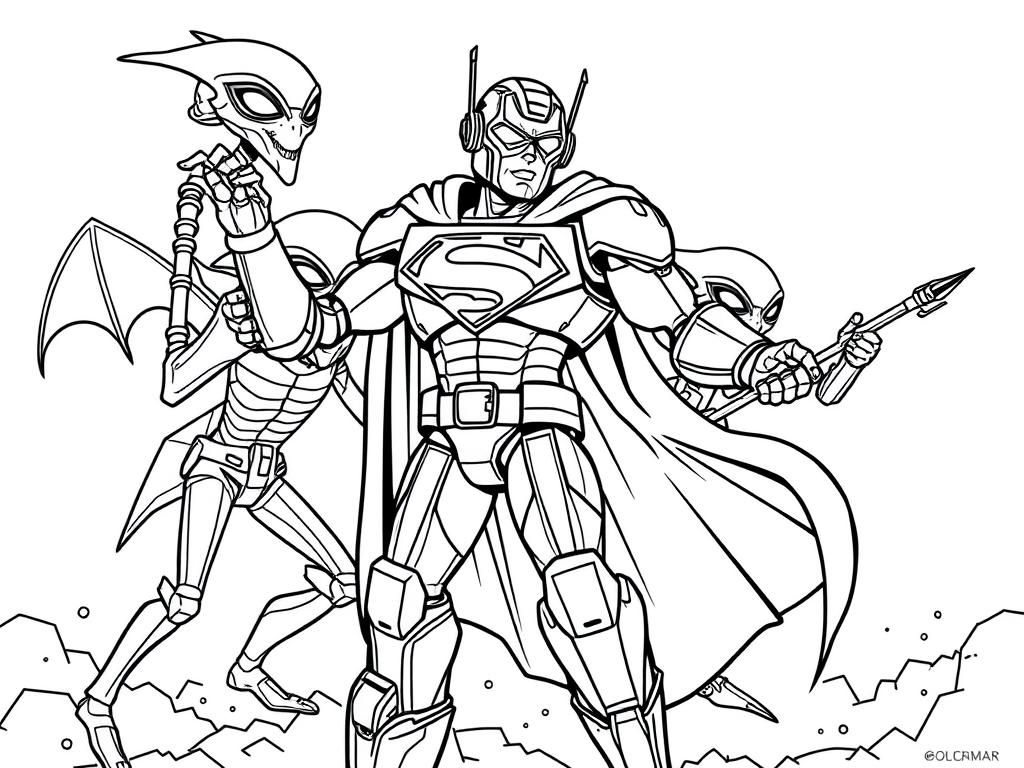DC Superhero Coloring Page Free Printable Coloring Page DC Superhero Coloring Page Free Printable Coloring Page