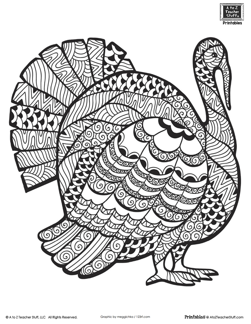 coloring pages turkey printable coloring pages turkey printable