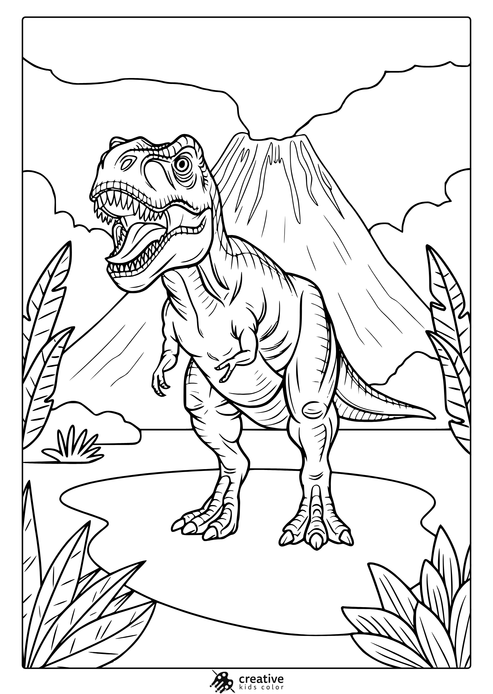 Dinosaur Coloring Pages 20 Free Printable PDF  Dinosaur Coloring Pages 20 Free Printable PDF