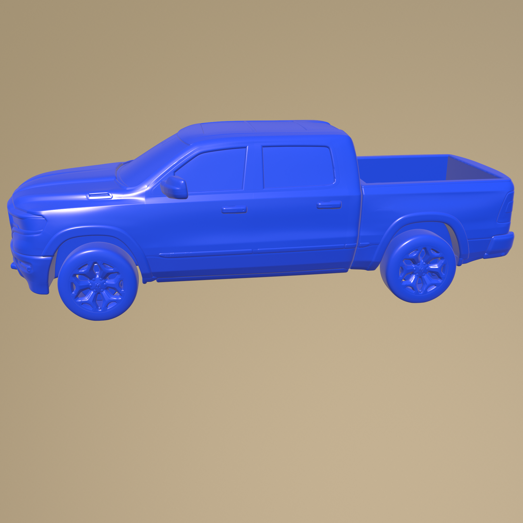 Dodge Ram 1500 2019 PRINTABLE CAR IN SEPARATE PARTS STL File For 3D Printing Cults  Dodge Ram 1500 2019 PRINTABLE CAR IN SEPARATE PARTS STL File For 3D Printing Cults