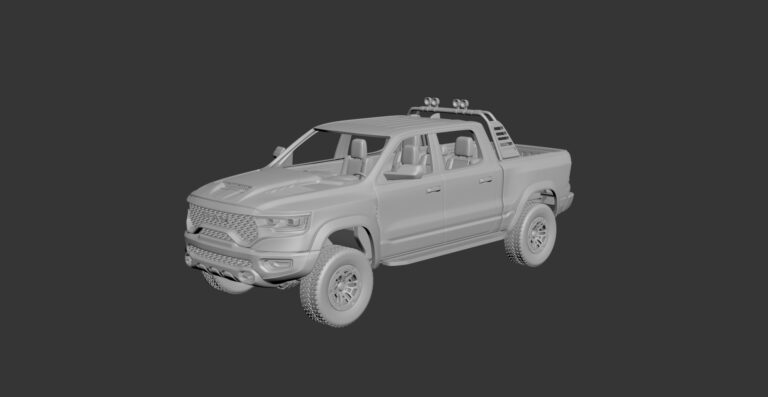 Dodge Ram 1500 TRX 2021 3D File For Cults