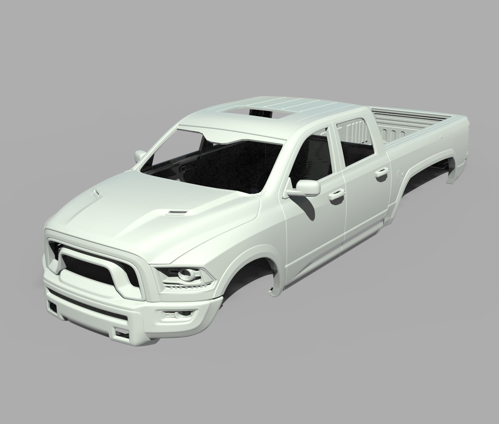 Dodge RAM 6x6 STL Files RC Scale Car Body 3D Print STL File For Cults  Dodge RAM 6x6 STL Files RC Scale Car Body 3D Print STL File For Cults