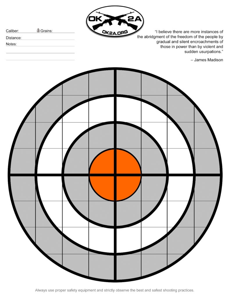 Download Printable Targets Here Oklahoma 2nd Amendment Association Download Printable Targets Here Oklahoma 2nd Amendment Association