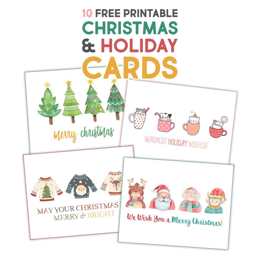 printable holiday cards printable holiday cards