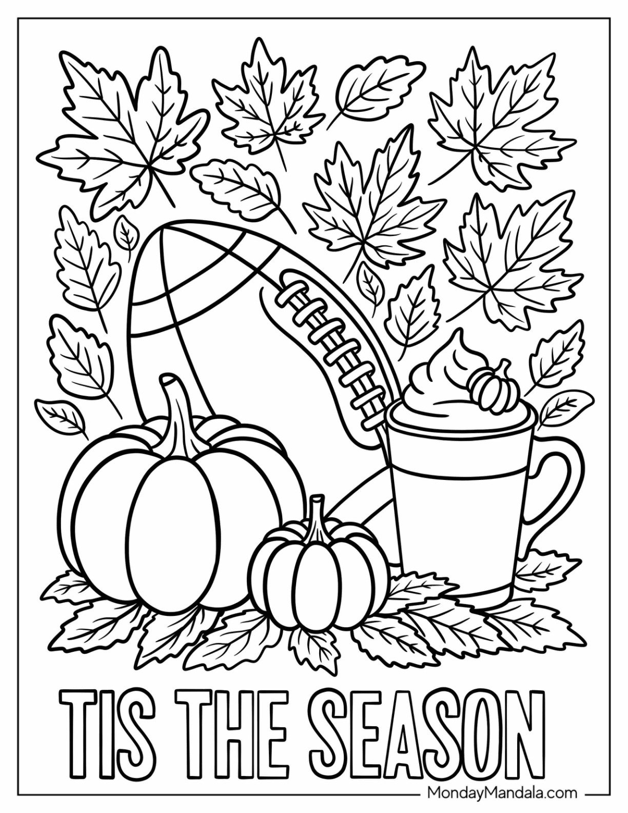 Fall Coloring Pages For Adults Free PDF Printables  Fall Coloring Pages For Adults Free PDF Printables