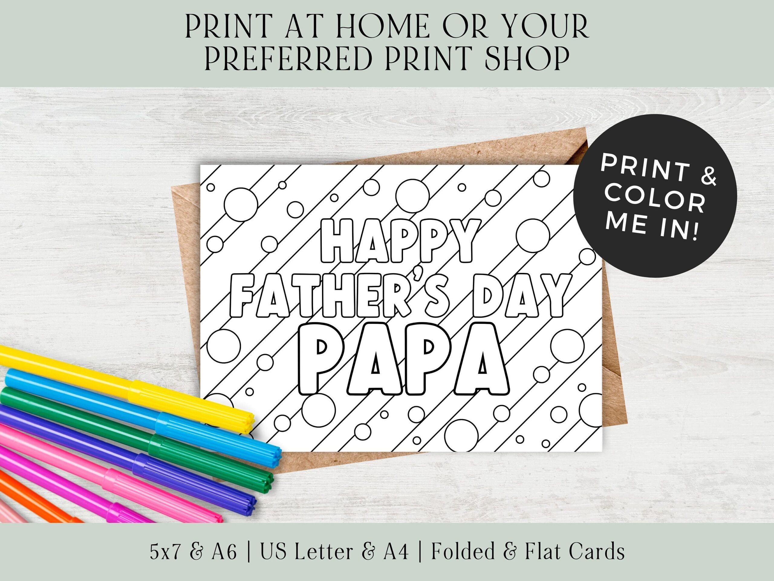 printable fathers day card printable fathers day card