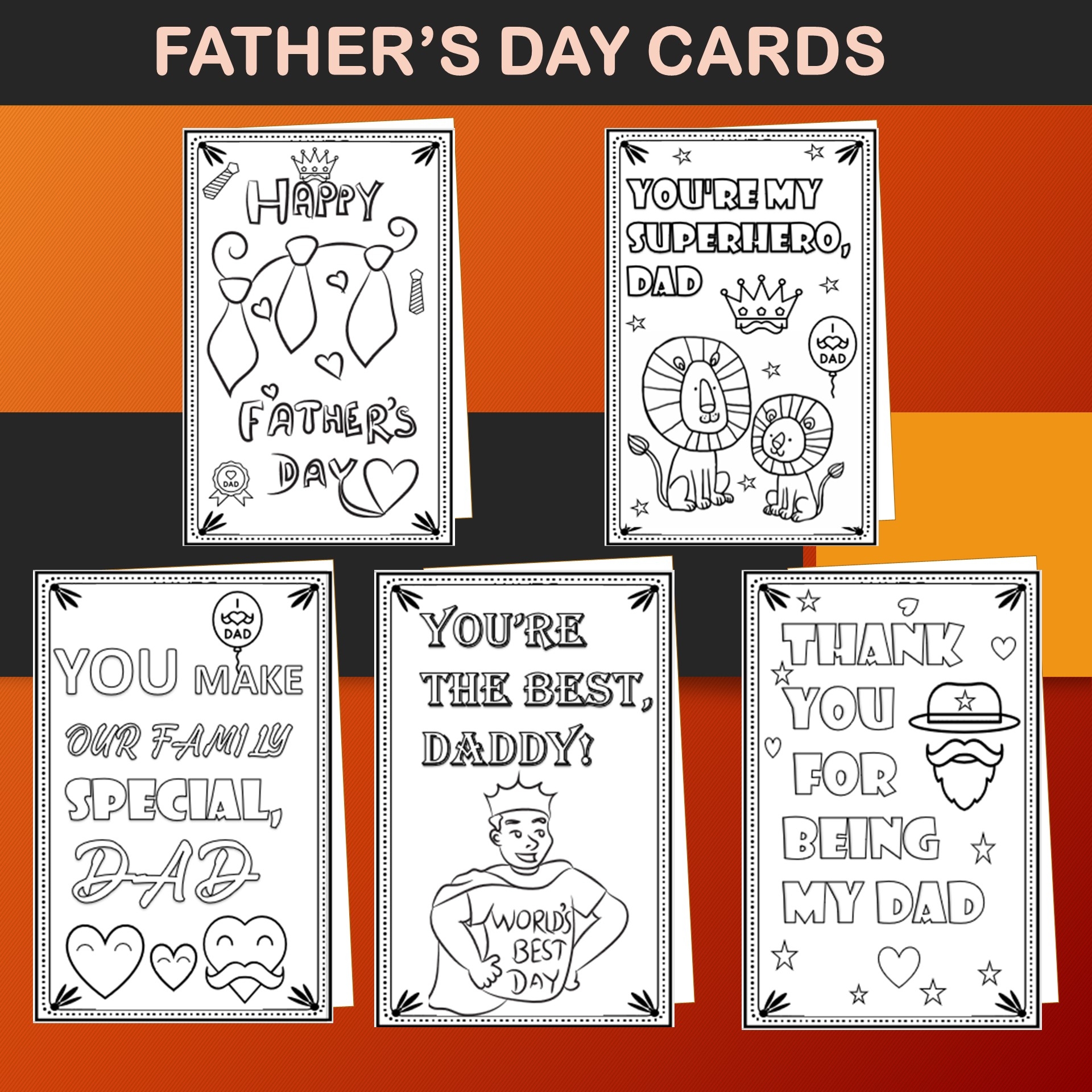 fathers day card printable fathers day card printable