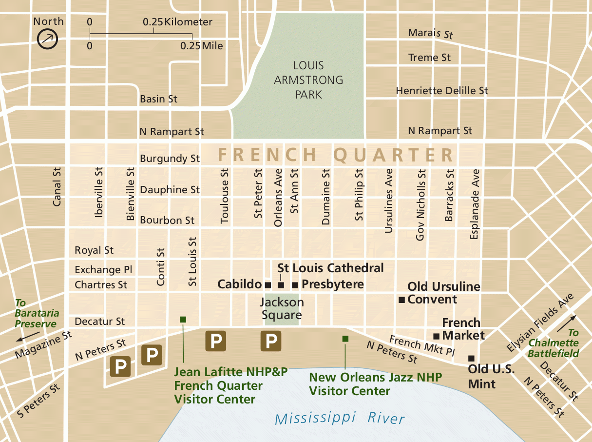 french quarter printable map french quarter printable map