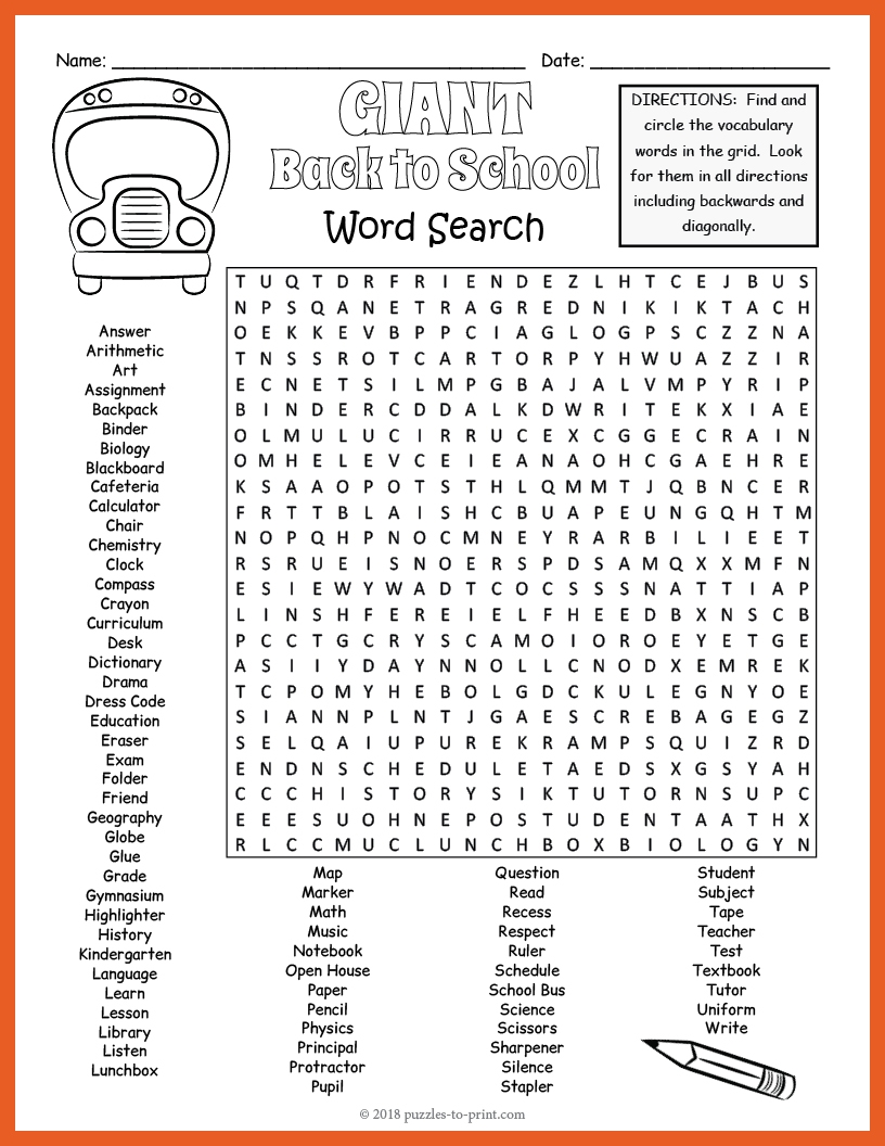 find the word puzzles printable