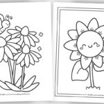 Flower Coloring Pages Free Printable PDFs Cute Coloring Pages For Kids